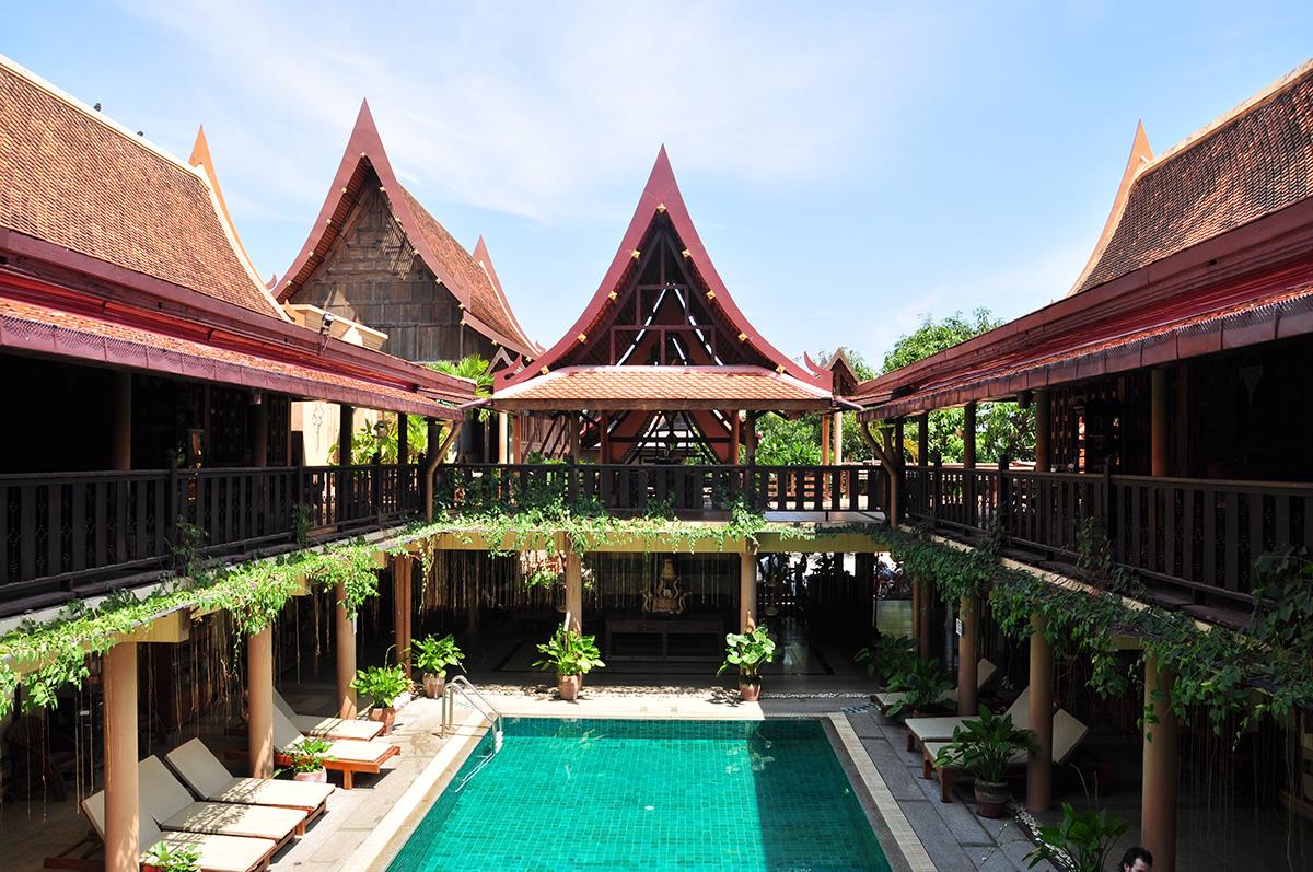 Hôtel d'architecture traditionnelle à Sukhothaï